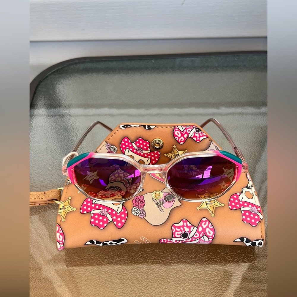 Betsey Johnson Sunglasses With Case